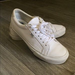 White leather Vans Sneakers
